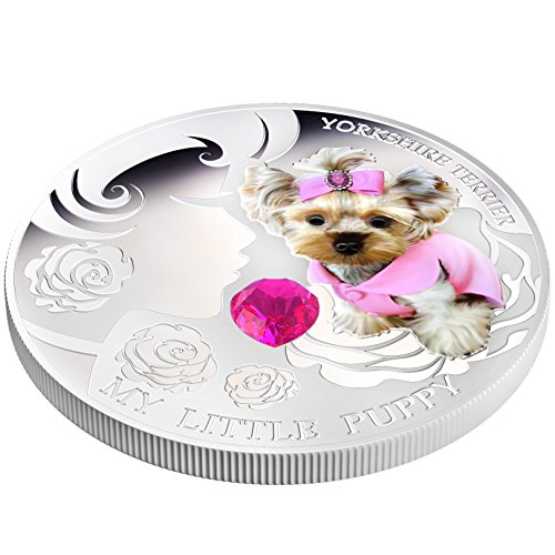 2013 на Фиджи - Кучета и Котки - брой 1 - Мое малко кученце - Йоркширски териер - 1 унция - Сребърна монета