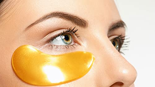 Lavelle Beauty • 24-Каратные Златни Маски-лепенки за грижа за очите • 15 Опаковки, лепенки за очи • Средство за лечение на тъмни кръгове под очите, Намаляване на Бръчките, М?