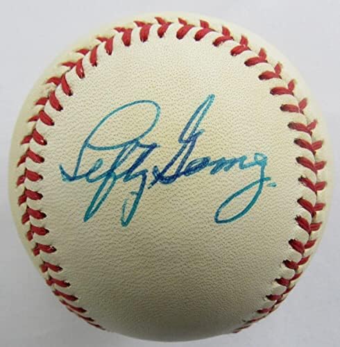 Левти Гомес Подписа Автограф Rawlings Baseball JSA XX16312 - Бейзболни Топки С Автографи