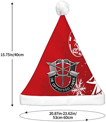 Армейски специални сили, Забавна Плюшен Шапка на Дядо Коледа За Възрастни, Загорающаяся Коледна Шапка За Жени
