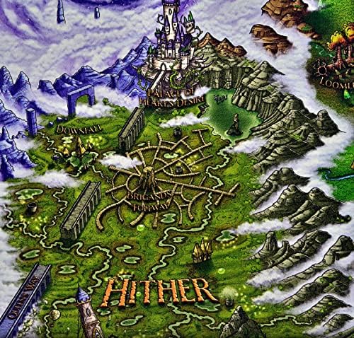 D& D Икони царства: Домейн Призмера и Карта на карнавала Ведьминого светлина на стената