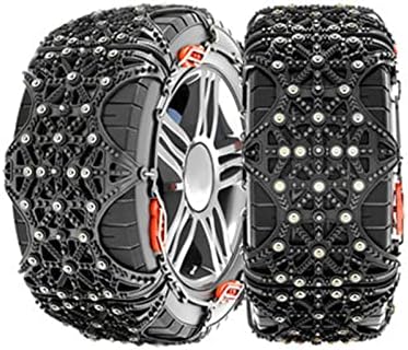 Универсални вериги за сняг на гуми за автомобили, Определени от 2 Вериги за Сняг на гуми, Аварийно-Мини на Тяговите