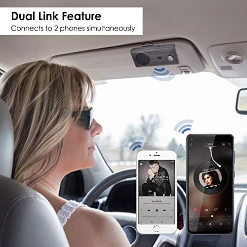 Автомобилни комплекти Avantree CK11 Hands Free Bluetooth 5.0, високоговорител с мощност 3 Вата, поддръжка на