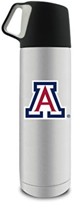Термос за Кафе от Неръждаема Стомана Двойни Стени на NCAA Arizona 17 унции с Чаша