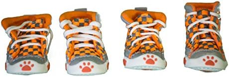 VIP Стока Разноцветни памучни обувки за кучета (1, Orange)