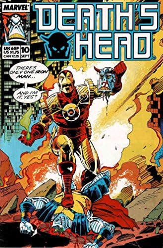 Death's Head 10 VF / NM; Британски комикс на Marvel | Железния човек, последната версия на