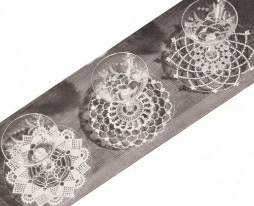 Ретро модел за плетене на една кука - Поставка за кухненски салфетки с снежинками или викториански коледна украса.