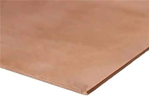 Метална плоча от чиста мед YIWANGO 99.9% Алуминиева плоча От чисто меден лист (Размер: 100 mm)
