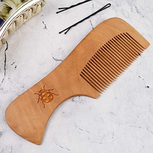 Дървена четка за коса калинка (HA00042065)