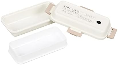 Кутия за обяд Pearl Metal D-6724 Home Label II, Квадратна, Голяма, Черна, Произведено в Япония