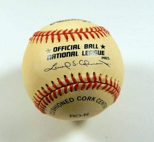 Майк Грейс Подписа Автограф Rawlings National League Baseball Auto DP03419 - Бейзболни Топки С Автографи