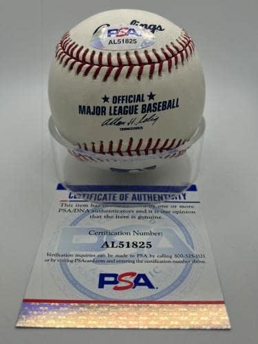 Джак Лазорко Пивоварите Ангели Подписаха Автограф Официален MLB Бейзбол PSA ДНК - Бейзболни Топки С Автографи