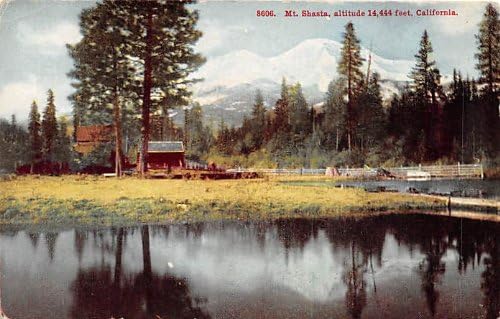 Пощенска картичка с планината Шаста, Калифорния