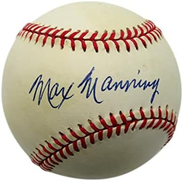 Бейзболни топки с автограф на Макс Мэннинга ONL от Негритянской лига Newark Орли PSA/DNA 177760 - Бейзболни топки с Автографи