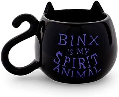 Керамична чаша Дисни Hocus Pocus Binx със статуята на Черна Котка | Големи чаши за Кафе и Чаши за напитки, стоки