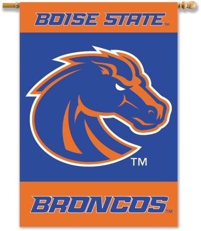 2-Страничен Банер на NCAA Boise State Broncos размер на 28 40 инча с ръкав за овчарски скок