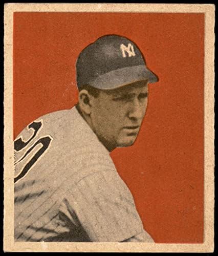 1949 Боуман 49 Франк Ши Ню Йорк Янкис (Бейзболна картичка), БИВШ + Янкис