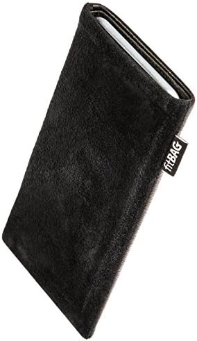 Калъф fitBAG Fusion Black/Черен, изработена по поръчка за Samsung S5230. Чанта, изработена от смес от кожа Напа