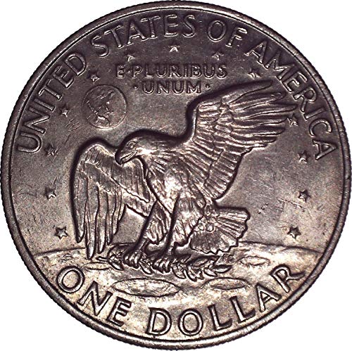 1972 Долар Эйзенхоу Айк, 1 долар На необращенном формата на