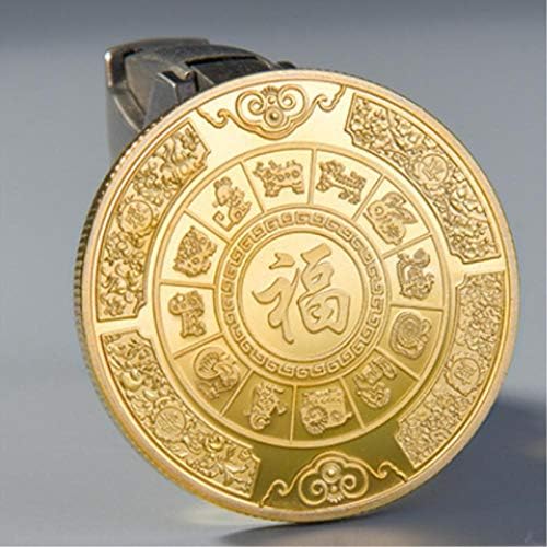 Точно копие на Възпоменателни монети 2021 година е Година на Бика Айде Позлатен Паметник Стая Китайски Подарък