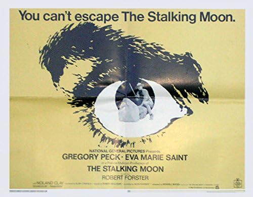 Крадущаяся Луната (1968) Оригиналът на Истински Плакат вестерна Грегъри Пека 22x28 за филма