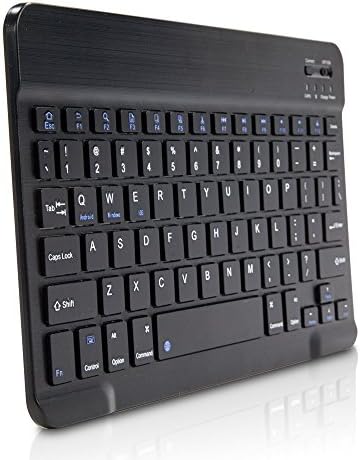 Клавиатура BoxWave е Съвместима с BLU G91 Max (клавиатура от BoxWave) - Bluetooth клавиатура SlimKeys, Преносима
