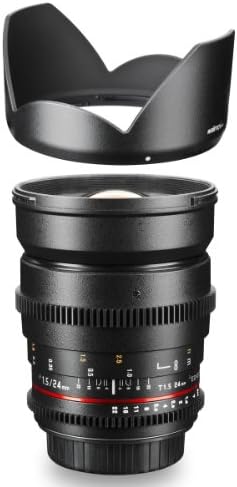 Walimex Pro 24/1.5 Видео-рефлексен фотоапарат Nikon F, Черен