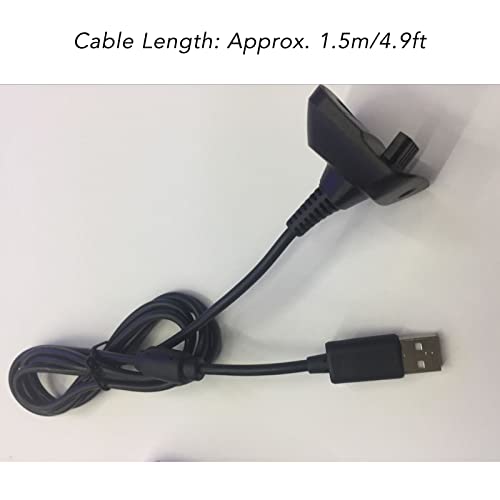 Кабел за зареждане, кабел за Xbox 360, на 1,5 м от PVC Материал, USB-кабел за зареждане със защита от Смущения