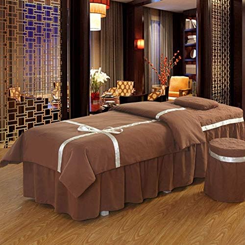 Комплекти чаршафи за масаж на масата ZHUAN с дупка за лице, Масажни легла, Пола, Калъфка за възглавница, Трайно