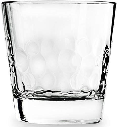 Комплект Чаши за уиски Circleware Coronado с тежка основа, Комплект от 4 Чаши за напитки, Съдове за развлечения,