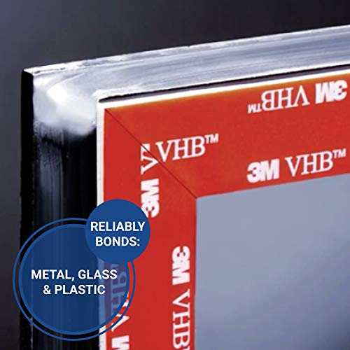 Тежкотоварни монтажна лента 3M VHB 4646 [Опаковка от 25 т.] – 0.5 инча. (Ш) х 0,75 инча. (L) с Двустранна залепваща