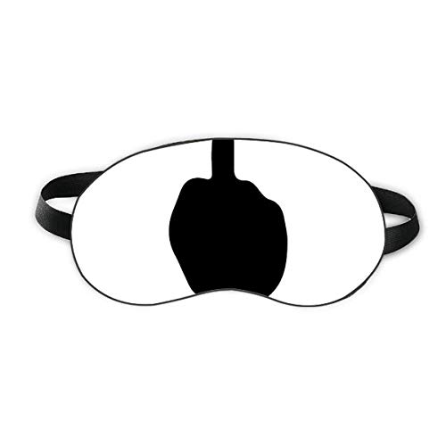 Жест на Средния Пръст Контурный Модел Sleep Eye Shield Мека Нощна Превръзка На очите Сянка на Кутията