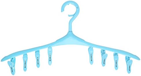 Домакински пластмасова закачалка за мокри дрехи YUMUO, многофункционални въртящи се на куки, простор за сушене