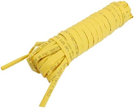 Стойност на X-DREE 2: 1 Свиване тръба от жълто полиолефин с диаметър от 4 мм и 8 м 26,2 фута (Съотношение 2: