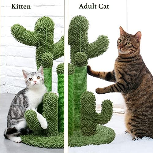 Когтеточка за котки WALNUTA M/L Cactus с сизалевой въже, Когтеточка за котки, Кактус, за млади и възрастни котки,