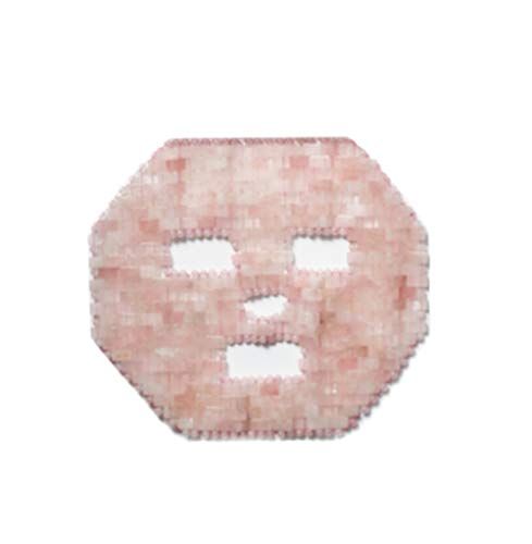 Маска за лице от розов кварц Skin Gym - Успокоява, облекчава стреса, Намалява торбичките под очите, Тъмни кръгове