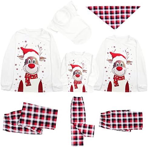 Коледни Семейни Пижами DIYAGO, Еднакви Комплекти с Любимите герои, едни и Същи Пижамные Тениски с дълъг Ръкав