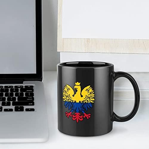 Флаг Колумбия с Принтом на Полския Орел, Керамична Чаша, Кафе, чаена Чаша, Чаена Чаша, Забавен Подарък за Офис,