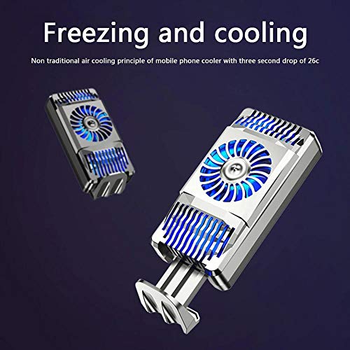 Вентилатор за охлаждане на радиатора мобилен телефон QUUL USB Охладител за игра телефон, Преносим Тъпо Охладител