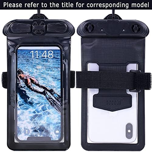 Калъф за телефон Vaxson Черно, Съвместим с водоустойчив калъф OnePlus X Dry Bag [Без защитно фолио за екрана]