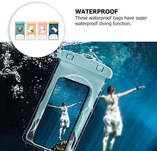 Cabilock Прозрачен Портфейл, Чанта за Гмуркане със Сензорен екран, Чанта за Плуване, Съвместима с всички Мобилни