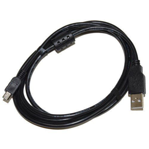 Кабел HQRP дължина от 6 фута USB-Mini USB е Съвместимо с видео камера Sony Handycam DCR-SR42 DCR-SR42A DCR-SR45