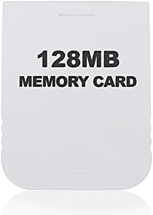 Карта памет Honbay® 128 MB Бял цвят, която е съвместима с конзолата Wii и Gamecube