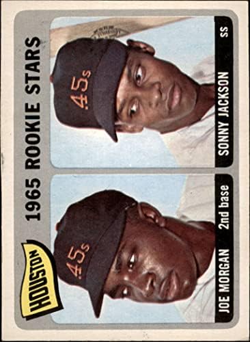 1965 Topps 16 Новодошлите Хюстън Джо Морган /Сони Джаксън Хюстън Астрос (Бейзболна картичка) VG+ Astros