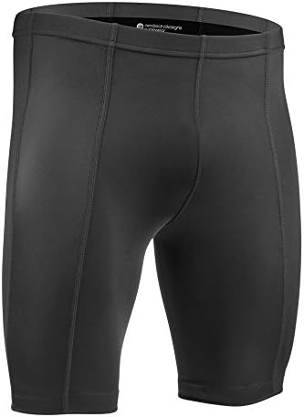 Мъжки Компресия шорти ATD Pro Без Подплата, Къса с 8 цвят - Черен