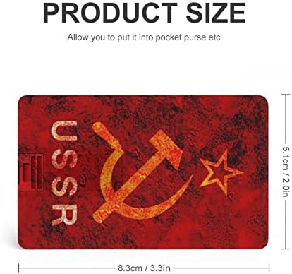 Символ на СССР Звезда, Сърп и Чук USB Memory Stick Бизнес Флаш Карта, Кредитна Карта Форма на Банкова карта