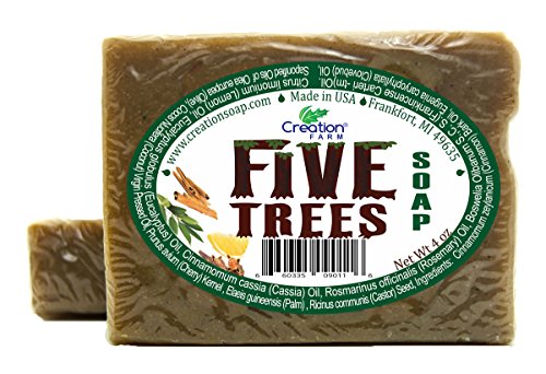 Барове собственоръчно сапун Creation Farm Five Trees, изработени от смес от ароматерапевтических етерични масла