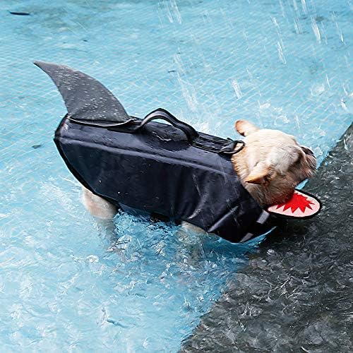 LXYDD Спасителна Жилетка За Кучета Годишната Акула, Спасителна Жилетка За домашни Любимци, Защитно Облекло За