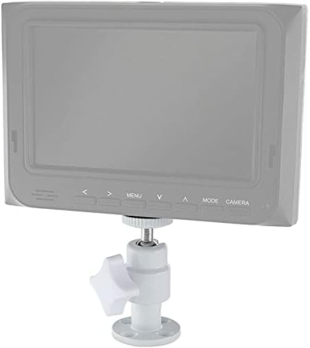 Топка корона CAMVATE 1/4 -20 с монтиран на стената/Потолочным за Монтиране на монитор/Фенерче DSLR камера, Бял