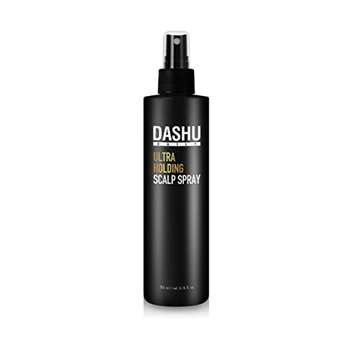 DASHU Daily Ултра Задържащ спрей за кожата на главата 6,76 течни унции – Предотвратява загубата на коса, улеснява